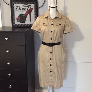 Tan Cargo Dress Sz 12